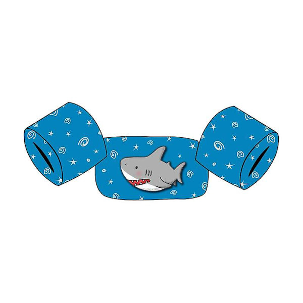 Baby Float Cartoon Arm Sleeve Flytväst Baddräkt Skum Säkerhet Simträning Flytande pool Float Simring Puddle Jumper Z shark 1