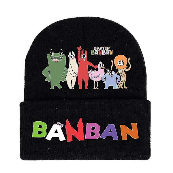 Vuxen Kid Garten Of Banban Tecknad Stickad Mössa med manschett Vinter Varm Skid Cap _au C