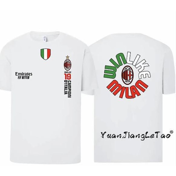 AC Milan Championship T-shirt herr, Ropa Hombre - Vit XL