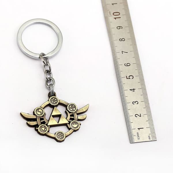 Zelda Legend Nyckelring Wings Holy Triangle Bronze