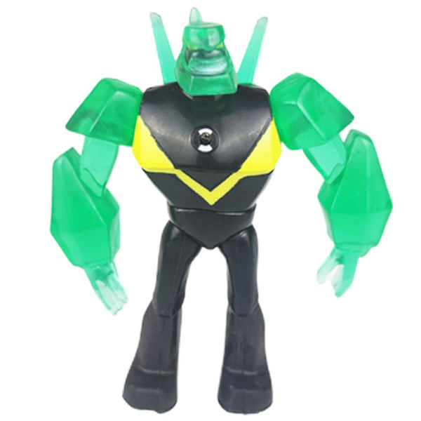 9-pack Ben 10 Actionfigur Ben Tennyson Fyrarmar Grå Materia Heatblast Samlarobjekt Modell Figurer Leksaker Barn Presenter null none