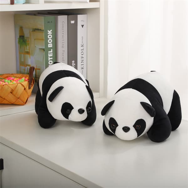 Panda - nio tums plyschleksaker