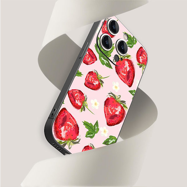 Creative Cartoon Tpu Gummi Stötsäkert Phone case För Iphone 15 Case Series Style A Black Ypdt0448