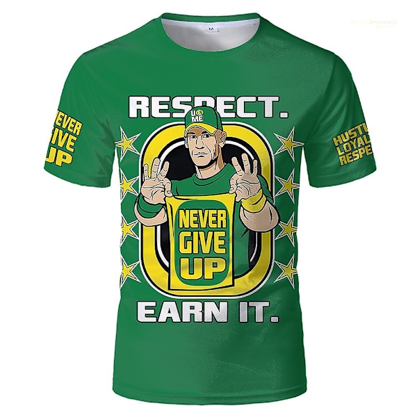 Wwe John Cena "Big Money" T-shirt Outdoor Entusiast kortärmad 5XL