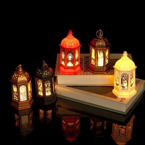 Semesterdekorationer Ramadan Påskbelysning Vit