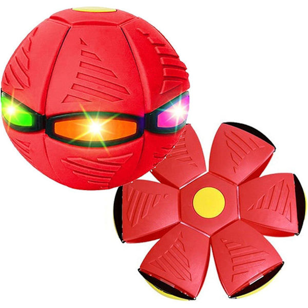Pet Toy Ball - Interaktiv hundleksak med LED-ljus och leksak för hundar och katter, perfekt för lek och träning red NO lights