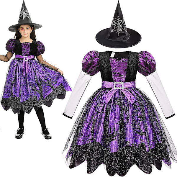 2023 Flickor Onsdags Cosplay Klänning Barn Prinsessan Klä Upp Vampirina Halloween Dräkt Barn Karneval Fest Förklädnad 2T Vampirina 14