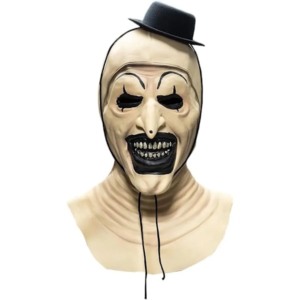 Halloween Party Mask Konst Clownsmask Läskig Cosplay Karneval Kostym Pro Terror Clownsmasker Helansikte Vuxna Maskeradmask Yellow