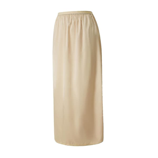 Halv Slip Lace Lång Elastik Midja Underkjol Kvinnor Satäng Halv Slips Champion
