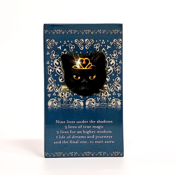 Svart katts Oracle Tarot Card