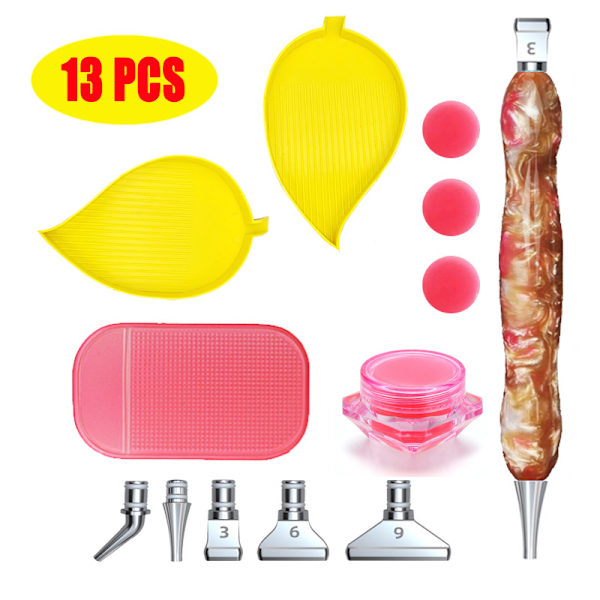 Diamantmålning, rubinrött kit