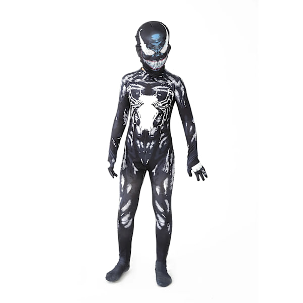 Superhjälte Cosplay Halloween-kostymer för nya Venom-dräkter barn kostym jumpsuit pojkar symbiote spiderman-kostymer 100 2