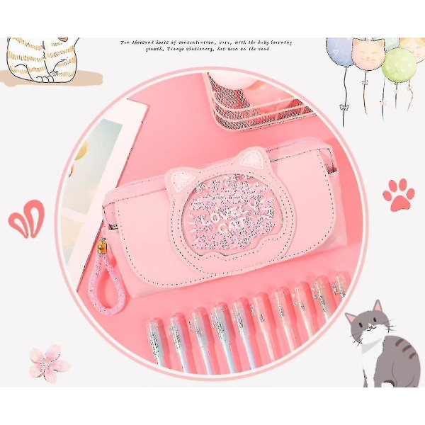Shxx case koreansk canvas brevpapper Quicksand Söt brevpapper box Creative Penc null none