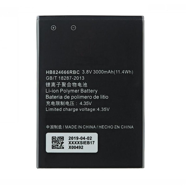 1x 3000mah Hb824666rbc Ersättningsbatteri Kompatibel Huawei E5577 E5577bs-937 Wifi Router Li-ion-batterier null none