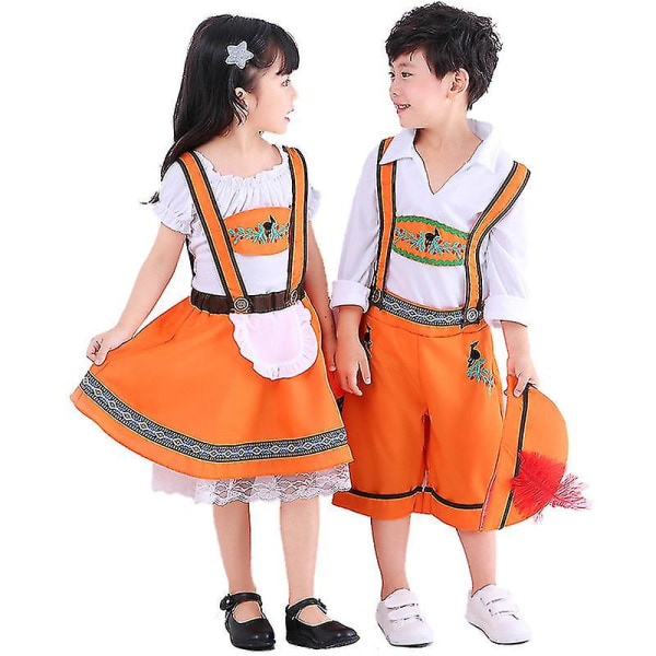 Oktoberfest rollspel Tyska klänningar för barn