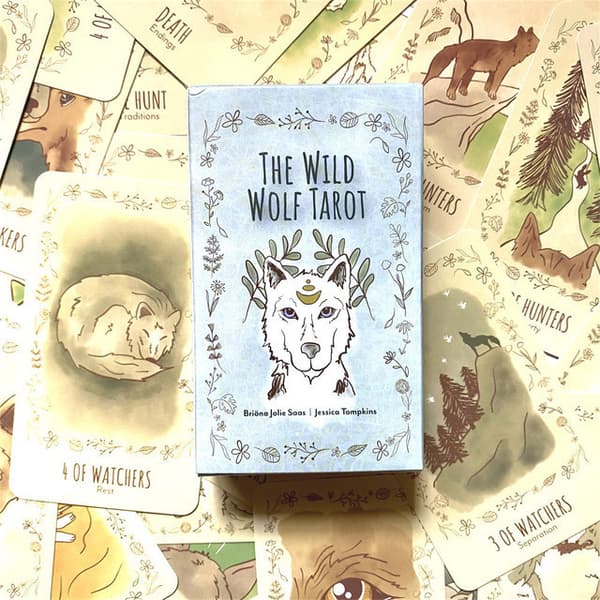 the wild wolf tarot Spådomskort