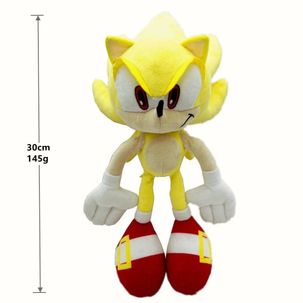 30CM Sonic Lightning Sonic Plysh Leksaker