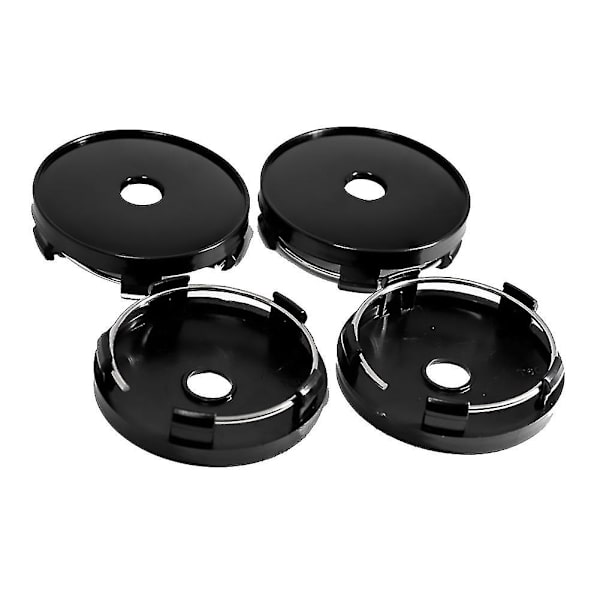 Cover, Hjulcenterkapslar, 4st 60mm Universal hjulfälg Cap Cover black