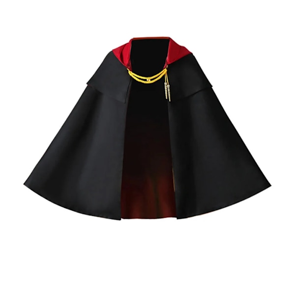 Anime SPY X FAMILY Anya Forger Svart Klänning Uniform Cosplay Vuxna Barn Kostym 120 A4 Only Cloak