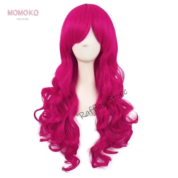 My Girls Women Little Pony Pinkie Pie Human Cosplay Kostym Kvinnlig Rosa Halloween Karneval Kostymer Custom Made Barn Storlek 120 wig only