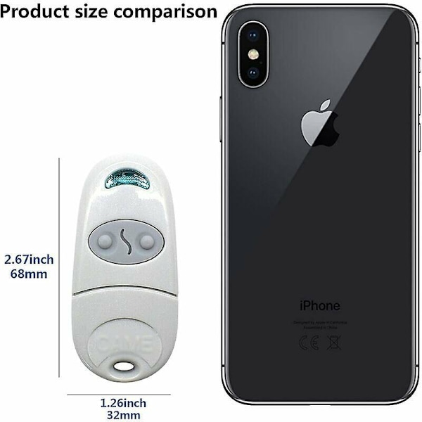 Telecommande D'origine Came Top432na- Frquence De Code Fixe 433,92 Mhz Thsidne null none