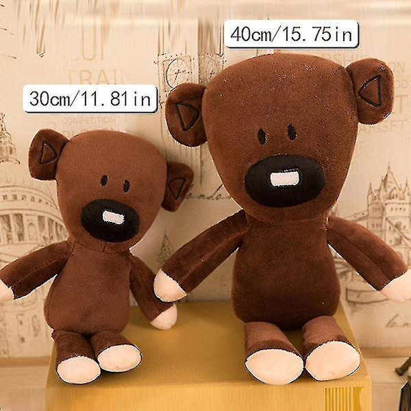 Mr. Bean plyschdocka fylld tecknad trasdocka Teddybjörn Pacify docka sängprydnad 30cm Mr. Bean