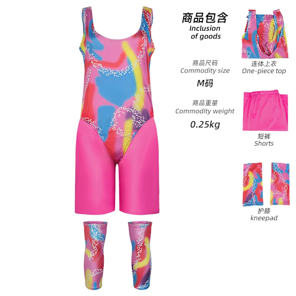 Ny 2023 film Barbi Cosplay-dräkt för kvinnor Margot Robbie rosa klänning flickor barn Ken Ryan Gosling outfit män Halloween kläder XXXL Plus Size Princess Sportswear