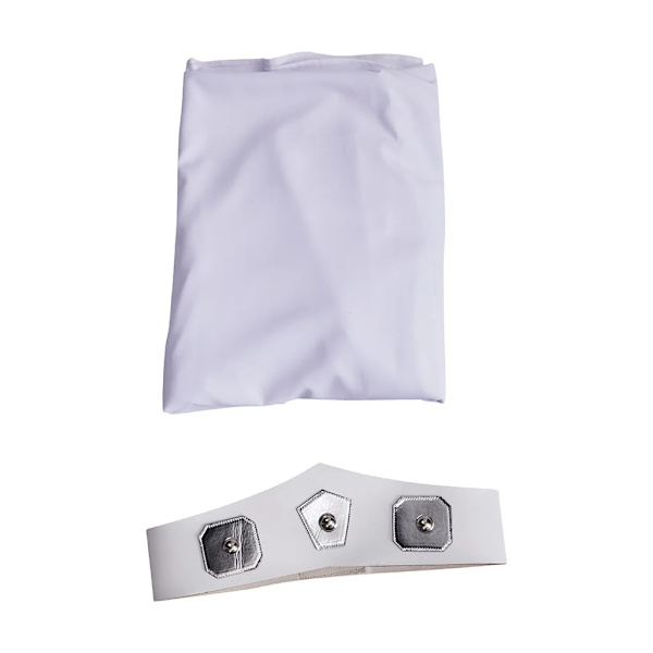 Leia Cosplay-kostym Fantasy Princess Klänning för kvinnor Flickor Förklädningskläder Halloween Karneval Dräkt XL Costume 1