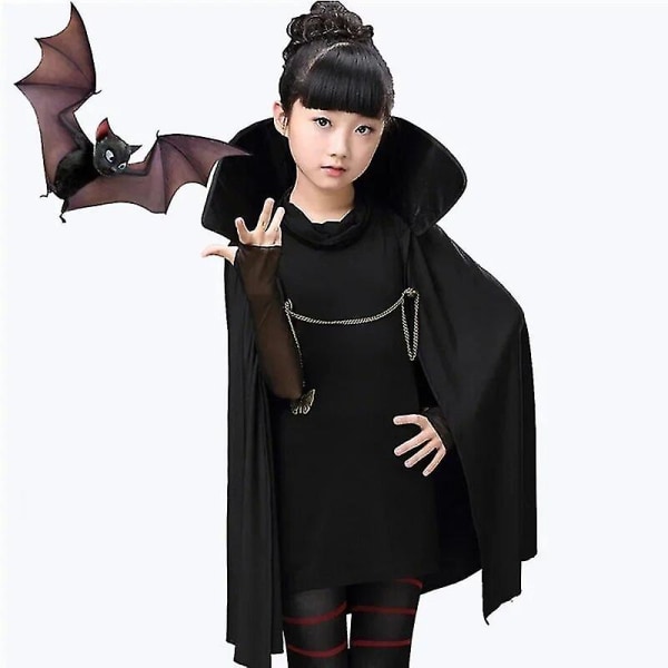 Huamade Jul Halloween Kostymer För Flickor Carnival Hotel Transylvaniaing Mavis Cosplay Tjusiga Kostymer Leksak Vampyr Barn Vuxna Kvinnor sets and toy 130( 7-8Y )