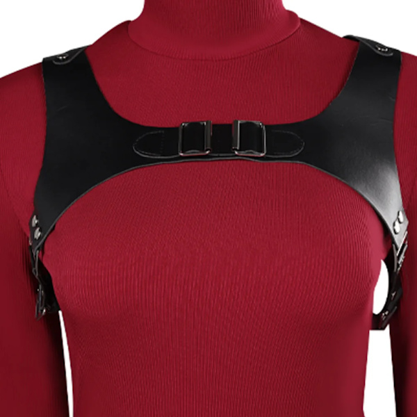 Kvinnlig Resident 4 Ada Wong Cosplay Kostym Evil Klänning Outfits Fantasia Halloween Karneval Maskeraddräkt För Vuxna Kvinnor Flickor one size Ada Wig one size