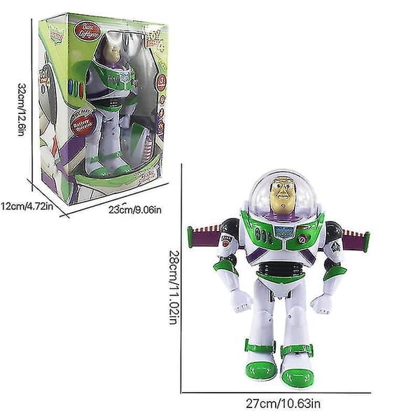 Buzz Lightyear Actionfigur Interactives Talking Disney Posable Character Second Generation