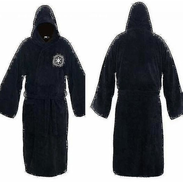 Star War Badrock Jedi Sith Huva Morgonrock Kappa Mjuk fleece Morgonrock Julklapp XL brown