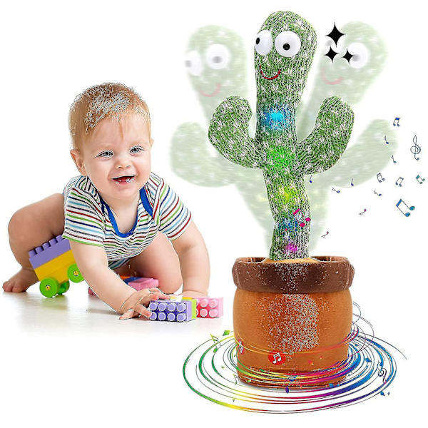 Dansa prata Repetera Sjunga Sunny Cactus Toy(120 sånger)