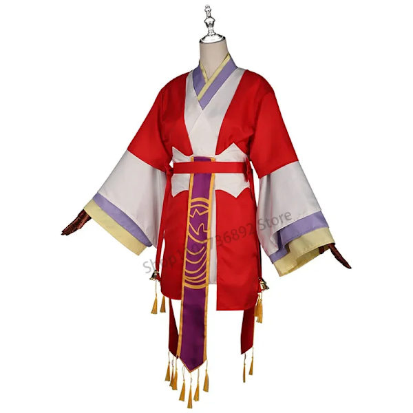 Rävdemon Little Red Lady COS-dräkt Tushan anime Susu COS-dräkt Tushan Red COS-dräkt XL C1W1