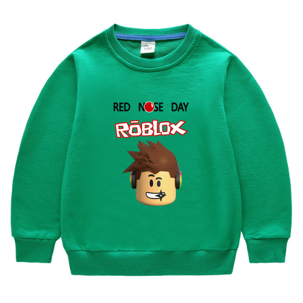 Barn sweatshirt Roblox-bottom skjorta-grön 120cm