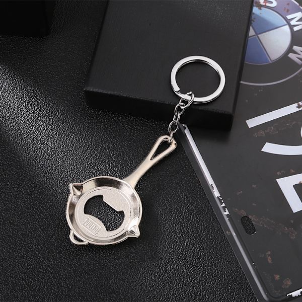 PlayerUnknown's Battlegrounds Nyckelring Silver Corkscrew Pot