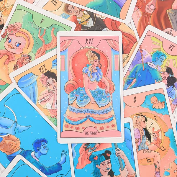 Den gråtande flickan Tarot 12*7cm Divination Cards