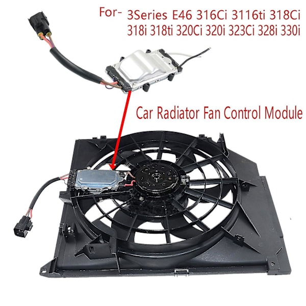 Bilkylarfläktkontrollmodul för 3-serie E46 316ci 3116ti 318ci 318i 318ti 320ci 320i 323ci 328i null none