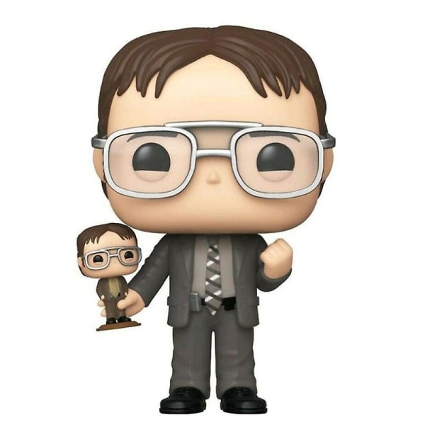 10cm Office Dwight Schrute Action Figur Collection Leksaker Julklappsdocka med ask null none