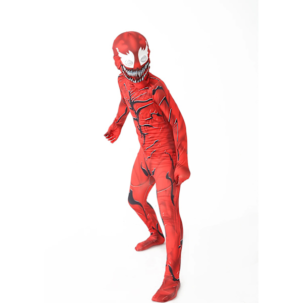 Superhjälte Cosplay Halloween-kostymer för nya Venom-dräkter Barnkostym Jumpsuit Pojkar Symbiote Spiderman-kostymer 100 1