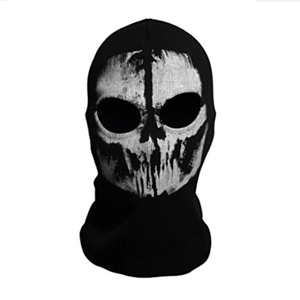 Halloween Mask Film Krigsspel Anrop Kommendant Fest Mask Unisex Balaclava Mask Cosplay Spöken Skalle Mask Huvudbonad A