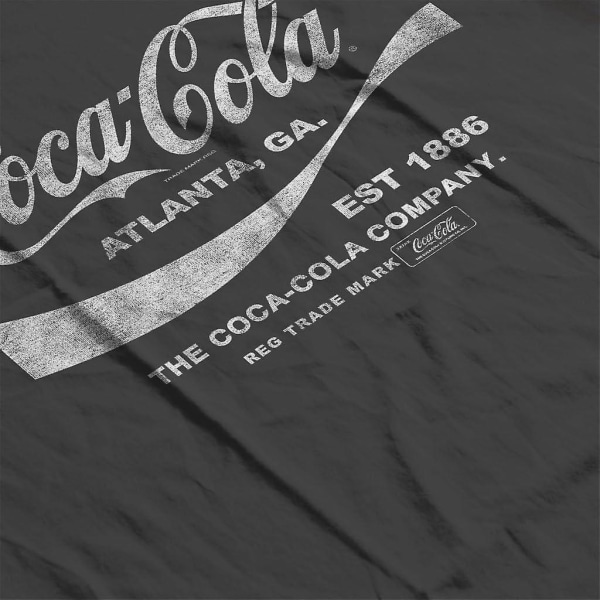 Coca Cola Drink 1886 T-shirt för män ash L