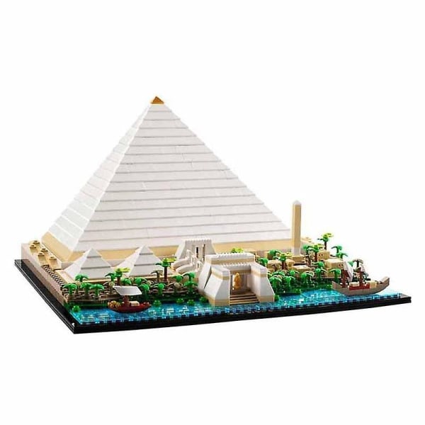 Great Pyramid of Giza 21058 set - Autentisk arkitekturmodell i europeisk stil för stadsentusiaster - Begränsat lager Block none