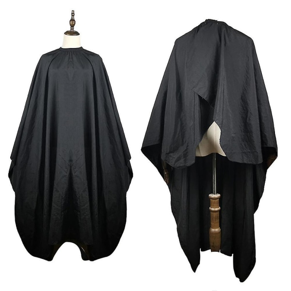 Barber Styling Cape - Professionell Salong Cape för män, Hair Cutting Cape, Frisör Cape black