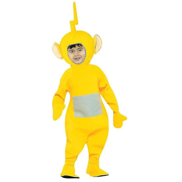 Teletubbies kostym för barn Barn Rolig Dipsy Po Laa Tinky Winky Onesie Julfödelsedagsfest Halloween kostym Laa*Laa Teletubbies Kids 130cm*Teletubbies