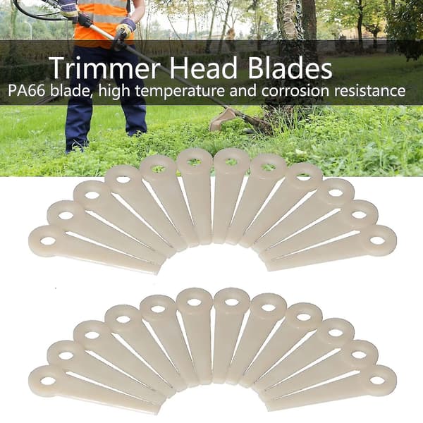 Set med 24 plastskärblad för Stihl Polycut 413 4111 007 1001 63 203 103 null none