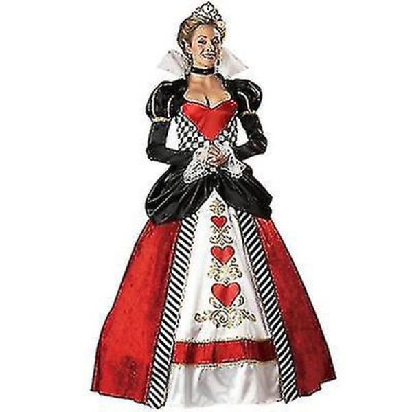Drottning av hjärtan Alice i Underlandet Damkostym XL