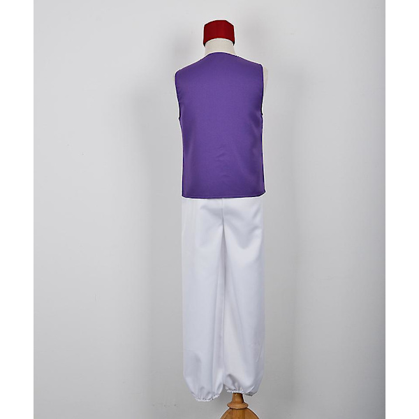 Aladdin J Cosplay Kostym Vuxen Barn Män Kvinnor Halloween Festklänning Jasmine Kostym Set Prinsessan Fancy Kostym Outfit men S