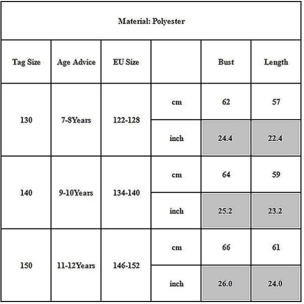 Flickor Barn Stitch Print Badkläder Ett stycke Tecknad Monokini Bikini Baddräkt Simdräkt 7-12 år Svart 7-8Y