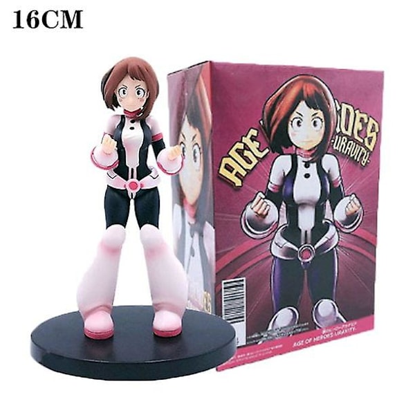 My Hero Academia Actionfigur Uraraka Ochako Amazing Hero Anime Leksaker Samlarmodell Present null none